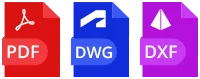 CAD Delivery Formats (PDF, DWG and DXF)